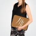 thumbnail image 6 of Effete Feline Claw Marks Scratch Laptop Sleeve, 6 of 6