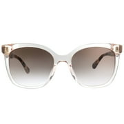 Kate Spade New York Women's Cat Eye Sunglasses, Peach/Brown