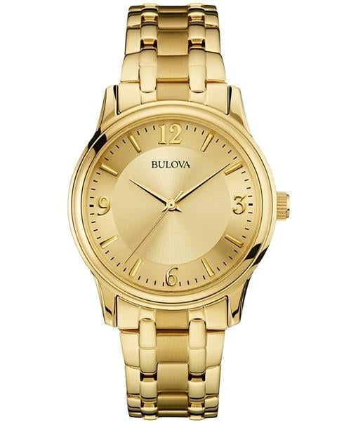 Bulova Corporate Collection GoldTone Ladies Watch 97L152