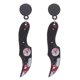 thumbnail image 2 of Pendientes de cuchillo Punk exagerados y geniales, pendientes de Halloween, pendientes de hacha de tijeras, 2 of 2