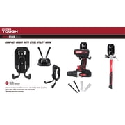 Hyper Tough Hyper Stack Compact Utility Hook, Black