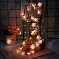 thumbnail image 4 of Morttic Cherry Blossom String Light, 20 LEDs 7FT Flower String Lights Christmas Decorative Lights Battery Powered Novelty Light for Party, Patio, Garden, Home Decor, 4 of 8