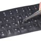 thumbnail image 2 of 2PCS Pack Cangjie Chinese Taiwanese Keyboard Stickers,PC Keyboard Stickers Black Background with White Lettering for Computer, 2 of 5