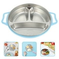 thumbnail image 2 of Assiette Alimentaire en Acier Inoxydable Plateau Alimentaire pour la Maison Assiette Compartimentée pour Enfants Assiette de Service pour la Maison, 2 of 7