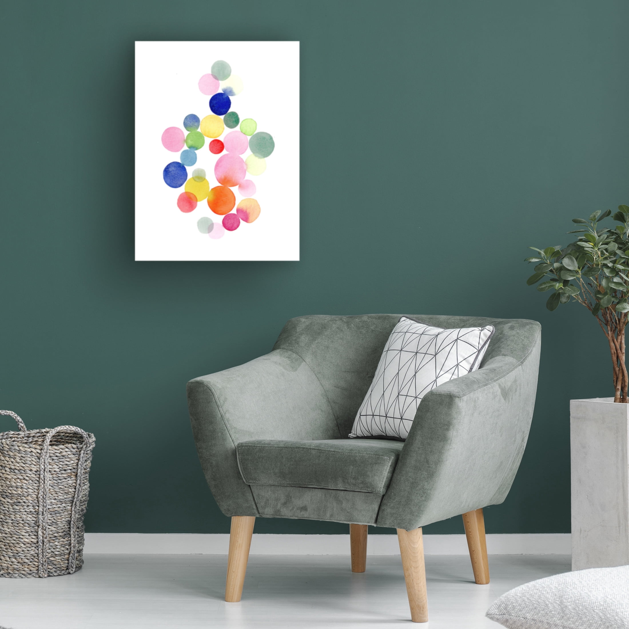 Trademark Fine Art Louise van Terheijden Bubbles Canvas Wall Art