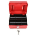 thumbnail image 4 of Noref Home Safe Box, 1Pc Mini Portable Steel Petty Lockable Cash Money Coin Safe Security Box Household New, Security Box, 4 of 8