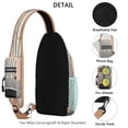 thumbnail image 4 of Boho Chic Sling Bag Colorful Vintage Artistic Crossbody Backpack for Office Workers, 4 of 5