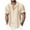 Khaki, variant on Mens Summer Tops, Casual Shirts for Men, Floral Mens Printed Short Sleeve Turn Down Collar Button Placket Casual Fashion Beach Vacation Soft Breathable Tops