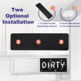 thumbnail image 4 of PATIKIL Dishwasher Magnet Clean Dirty Sign, 7 x 2 Inch Clean & Dirty Dishwasher Indicator Slider Silver Funny Acrylic Magnet Sign Laundry Kitchen Gadget, Black & White, 4 of 7