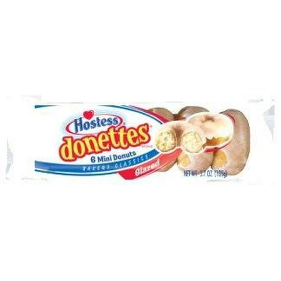 Hostess Mini Glazed Donette Single-Serve, 3.7 oz., (60 count)