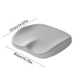 thumbnail image 4 of Memory Foam Seat Cushion 15.7"x14.6", Office Chair Cushion, Ergonomic Buttocks & Hip Support Pad, Non-Slip Base for Home, Desk, 4 of 6
