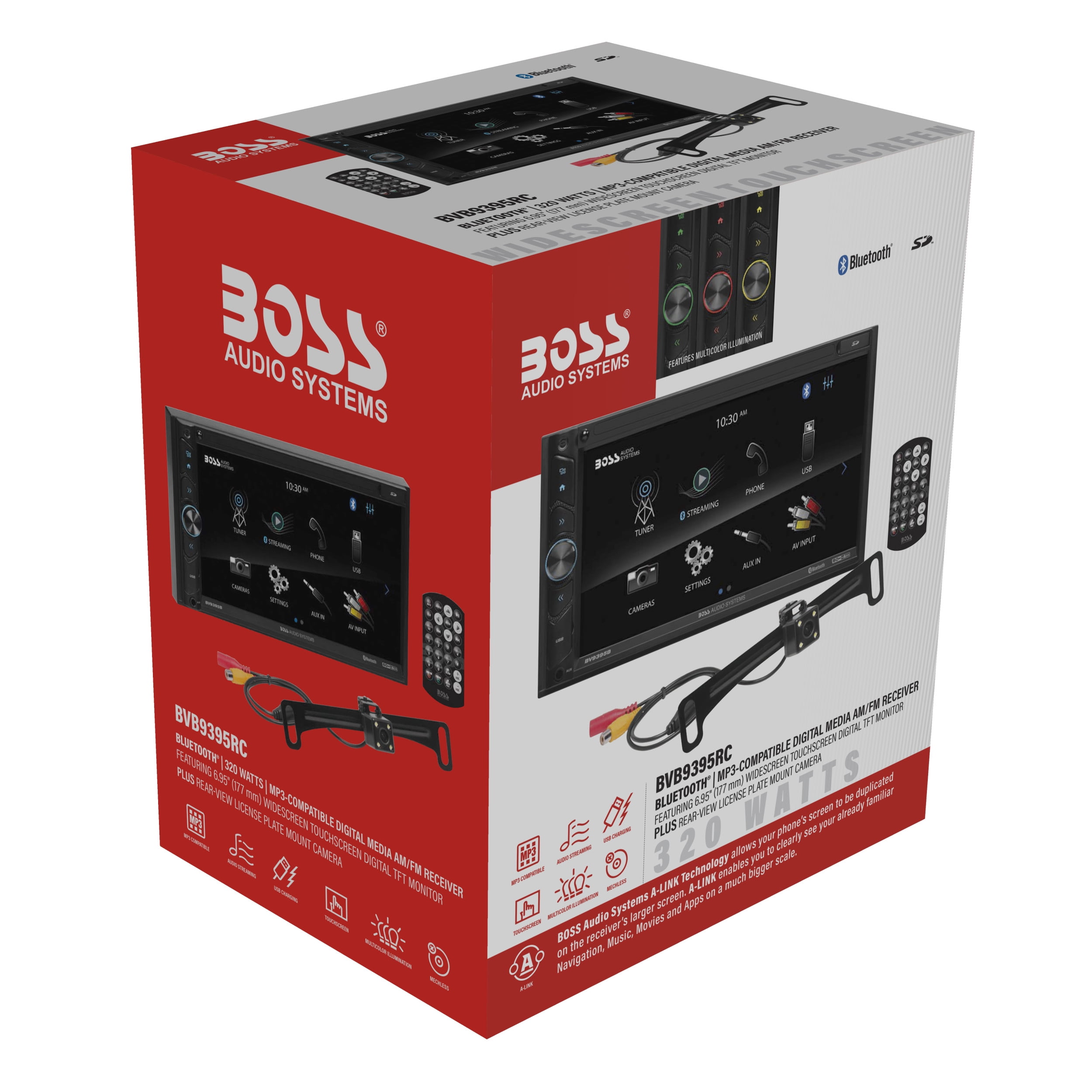 BOSS Audio Systems BVB9395RC Double Din Touchscreen Car Stereo