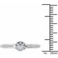thumbnail image 4 of 1-1/4 Carat T.W. Diamond Classic 14kt White Gold Engagement Ring, 4 of 5