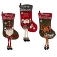 thumbnail image 3 of Feliz año Calcetín vidad Bolsa de dulces Árbol vidad Decoración colgante - 03 01 BLESIY Calcetín de navidad, 3 of 8