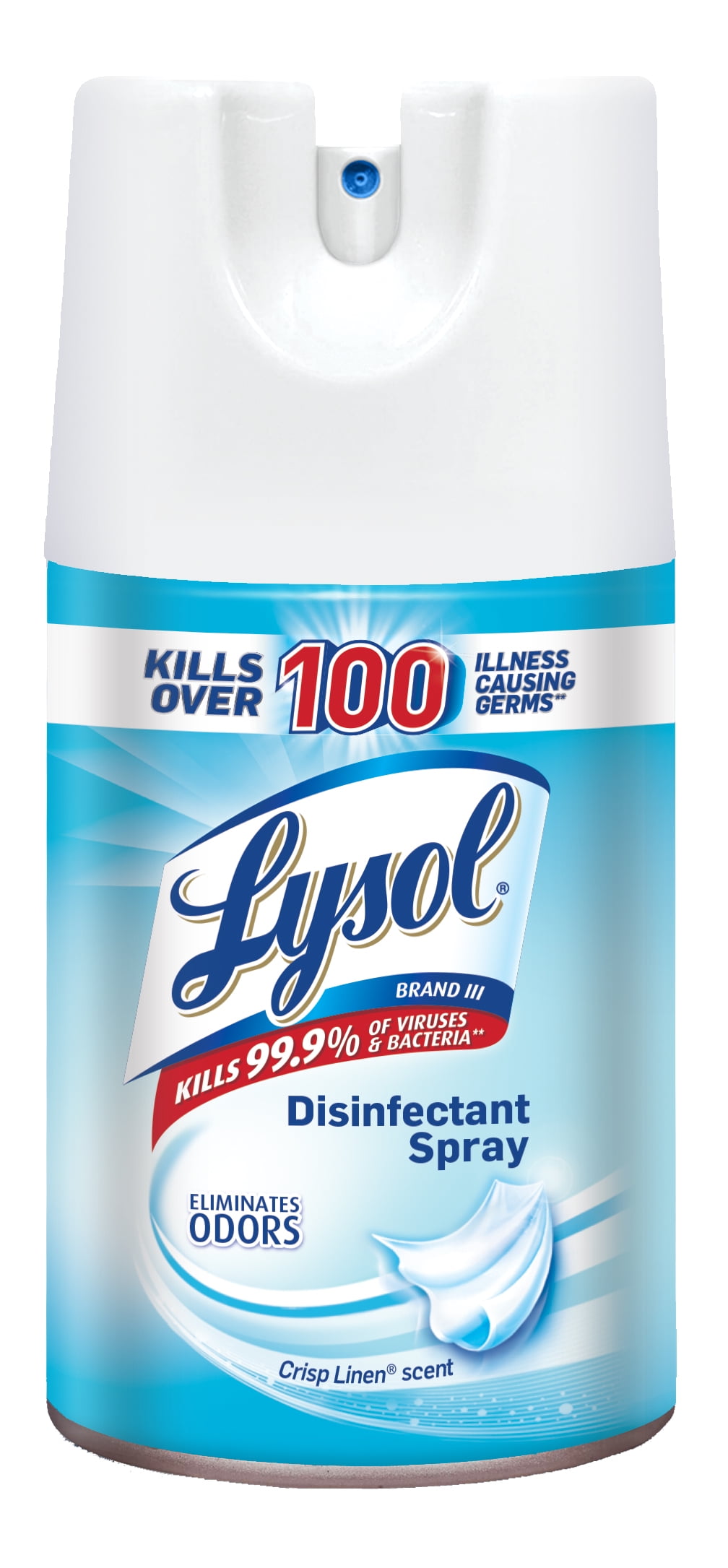 Lysol Disinfectant Spray Crisp Linen 7oz Walmart Com
