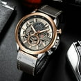 thumbnail image 4 of NEW Men Watches Brand CURREN Creative Fashion Chronograph Quartz Wristwatch Leather Strap Lumious Hands Waterproof Clock, 4 of 6
