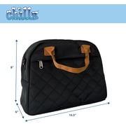 CHILLZ Black Lunch Kit with 3 Ice Wraps