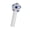 Blue, variant on Ball Design Cooling Tool With Replaceable Decals Battery Operated Small Fan For Travel And Camping