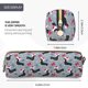 thumbnail image 3 of Disketp Christmas Hat Dachshund Estuche de Lápices de Cuero con Cierre, Estuche Compacto para Papelería, Bolígrafos y Accesorios Pequeños, 3 of 7