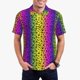 thumbnail image 1 of Balery Animal Paw Rainbow Camisa Polo de Hombre con Estampado, de Manga Corta y Tejido Medio, Camisa Tipo Golf Polo-Medium, 1 of 6