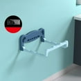 thumbnail image 4 of Rustproof Bathroom Wall Organizers Plastic Storage Shelf Without Drill Required, 4 of 16