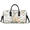 Beige, variant on Herdesigns Boho Flowers Gym Duffle Bag for Men Women, Colorful Floral Travel Sports Bag Waterproof Lightweight Weekend Carry On Tote