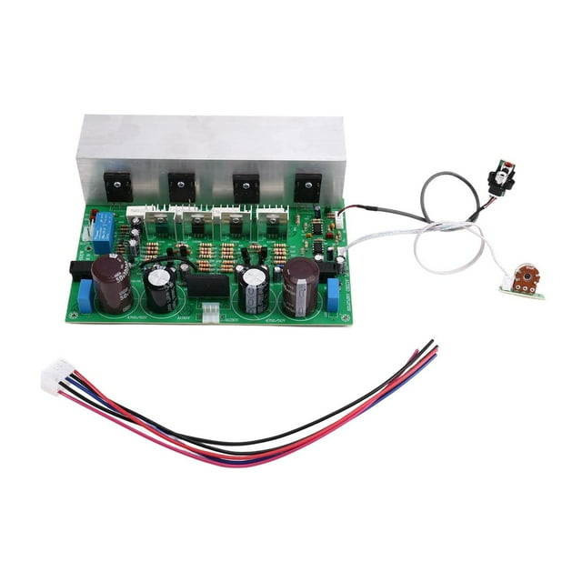 Amplificador de Subwoofer Mono de Alta Potencia de Aluminio Engrosado A1943/C5200 de 500 W (4 Condensadores) + Cableado Gratuito