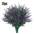 thumbnail image 2 of Fake Flowers Promotion Sale! Nomeni 12 Bundles Flower Outdoor Colorful Decor Artificial Lavender Flowers for Decoration, Home Decor Clearance Sale Purple, 2 of 4