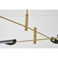 thumbnail image 5 of Bethel International Chandelier Gold & Black Metal, 5 of 5