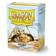 Arcane Tinmen ATM11017 Dragon Shield Card Sleeves, Matte Ivory - 100 Count