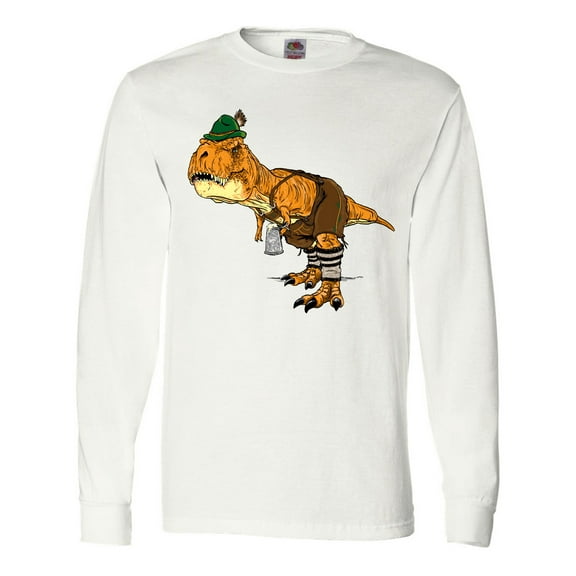 Inktastic T-Rex King of Oktoberfest Long Sleeve T-Shirt