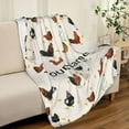 thumbnail image 3 of Cute Chicken Blanket Rooster Throw Blanket for Kids Adults, Chicken Gifts for Chicken Lovers, Soft Cozy Chicken Throw Blankets for Bed Couch Sofa Chicken Decor 80x60 Inches, 3 of 6