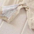 thumbnail image 6 of Baby Onesies 0-3T Soft Corduroy Cotton Sleeveless Jumpsuit Romper Front Zip One Piece Playsuit Boys Girls Clothes (9-12 Months, Beige), 6 of 6