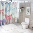 thumbnail image 7 of Awpe Trendy Chinoiserie Shower Curtain Waterproof Multiple Sizes White, 7 of 7