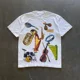thumbnail image 4 of Camiseta Harajuku Y2K nueva, camiseta de moda con patrón de instrumentos musicales, camiseta de gran tamaño, ropa de calle informal ajustada para hombres y mujeres, 4 of 5