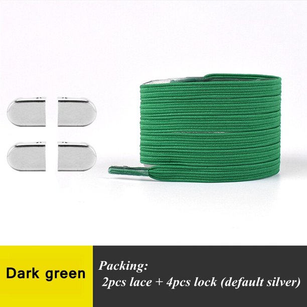 1 par de cordones para zapatos sin atar, cordones elásticos, zapatillas de ocio para exteriores, cordones planos de seguridad rápida, cordones perezosos Unisex para niños y adultos, Italia Gao Jinjia LED
