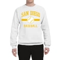 thumbnail image 2 of Wild Bobby City of San Diego Baseball Fantasy Fan Sports Unisex Crewneck Sweatshirt, White, Small, 2 of 6