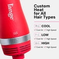thumbnail image 3 of L'ANGE HAIR VolumeBoost 60mm 2-in-1 Ceramic Volumizing Brush Dryer | Fast Drying & Styling for Frizz-Free, Voluminous Blowouts | Ceramic-Coated Barrel (Red), 3 of 7