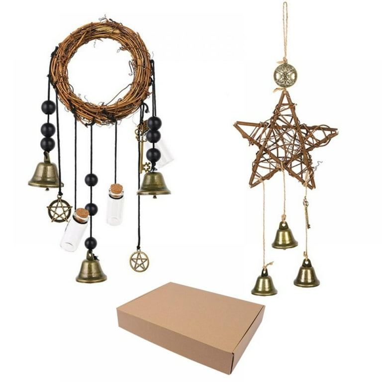 Wiccan Bell Wind Chimes Witch Wind Chimes Door Hanger Hanging