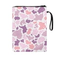 thumbnail image 2 of HELLHERO Bible Case Bag Carrying Book Case Polyester Fabric Pocket Book Cover Carrying Case with Washable Book Storage Bag, Pink Purple Soft Spots, 2 of 8
