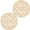 Style 19, variant on Farfi 2Pcs Crochet Wood Bases Unpainted Floral Pattern Round Hollow Knitting Wooden Basket Bottoms for Embroidery (Style 1)