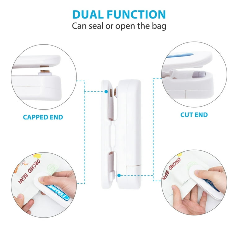 Chip Bag Seal Portable Heat Vacuum Sealers Plastic Sealer Chip Bag