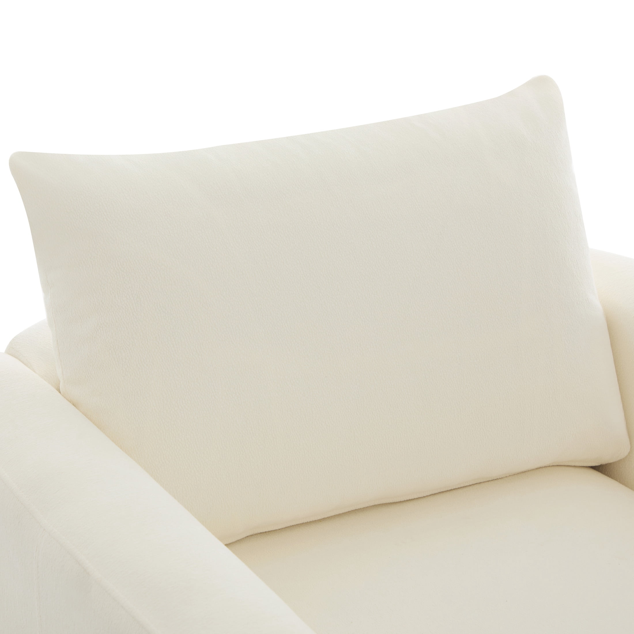 Christopher Knight Home Modern Chenille Upholstered Accent Armchair with Rubberwood Legs, Beige