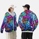 thumbnail image 4 of Balery Neon Free Play Sudadera ligera de manga larga con capucha y protección solar UPF 50+ para hombre y mujer, ideal para pesca y running-Small, 4 of 7