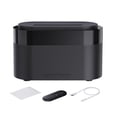thumbnail image 3 of Siruishop Essential Oil Diffuser Flame Clock Aroma Diffuser Desktop Humidifier for Car Black, 3 of 8