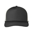 thumbnail image 5 of Big Accessories BA680 Lariat Ripstop Trucker Cap-Black/ Black Rope, 5 of 5