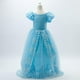 thumbnail image 2 of Vestido largo de tul para niñas, para desfile, boda, graduación, disfraz de cosplay, 2-16T, 2 of 9