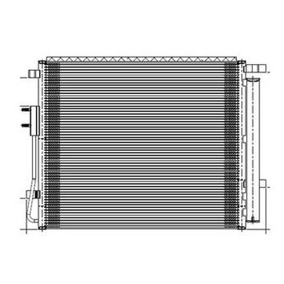 New A/C Condenser Fits Hyundai Santa Fe Sport 2.0T 2013-16 97606-2W000 Hy3030152