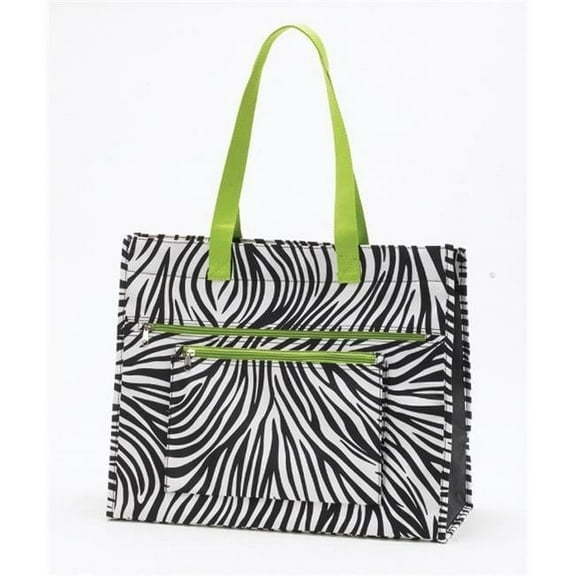 Joann Marrie Designs NPTZEP Insulated Tote Bag - Zebra- Pack of 2