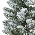 thumbnail image 3 of 2 FTMini Cooper Spruce Pre-Lit Green Flocked Artificial Christmas Tree with Clear LED Lights, by Holiday Time, 3 of 5